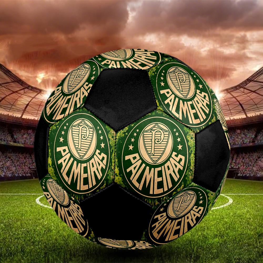 РАЗМЕР 5 SE Футбольный мяч Palmeiras Цветной Для всех возрастов Машинная строчка ПВХ Готов к соревнованиям Прочный Высокий отскок