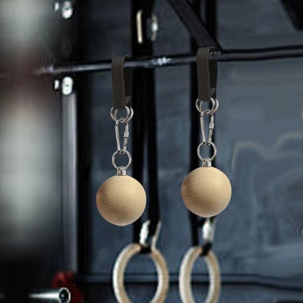 Wooden Forearm Trainer Ball-shaped Finger Strengthener Grip Strength Trainer Bouldering