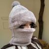 Hat lady winter new warm cycling windproof mask cold thickened neck cover scarf integrated