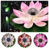 RGB Solar Floating Lotus Light 7 Color Changing Lotus Night Lamp Decor Water Floating Lamp  Pool