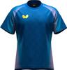 Game Wear Genora Blue L [Butterfly] (Table Tennis) T-Shirt 177
