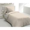 LOVELY HOME DUVET SET - 140x200 Cm - 100% COTTON - BEIGE CREAM