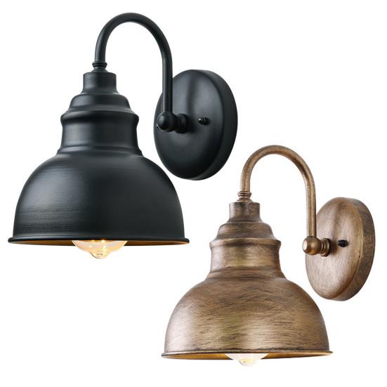 Уличный садовый светильник IP65 Водонепроницаемый ретро-стиль Мягкое освещение Нержавеющий цоколь E27 Освещение Ультра-яркий винтажный настенный светильник для двора Лестничный светильник