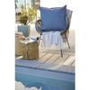 Housse de coussin "Outdoor" toutes dimensions L'effet Papillon - 60x60 - Vickie Minuit