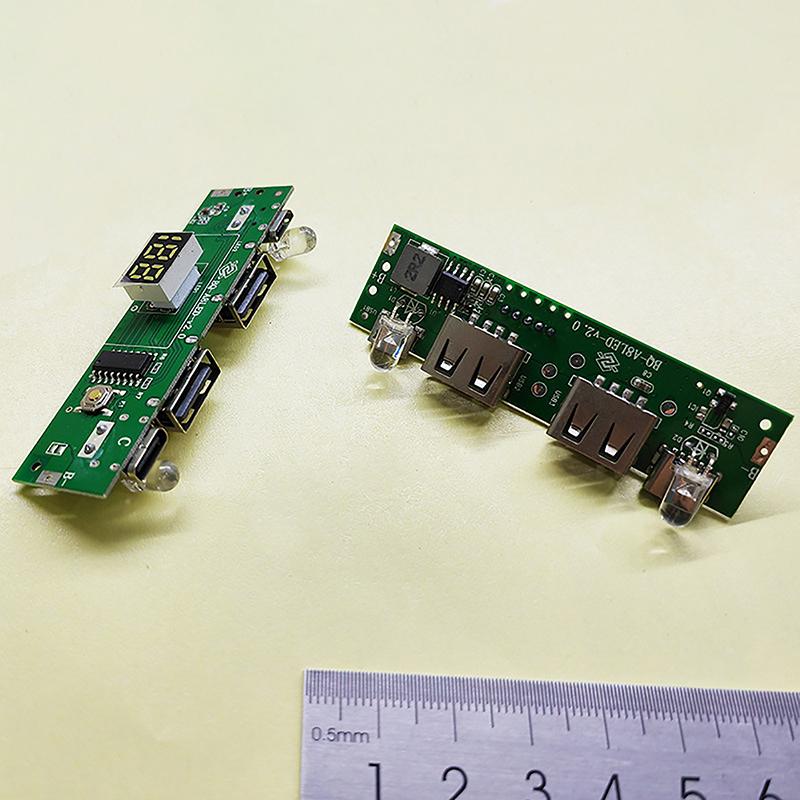 1 шт. Модуль платы для повербанка с цифровым дисплеем TYPE-C Micro USB A8188 5 В 2 А Материнская плата для мобильного питания