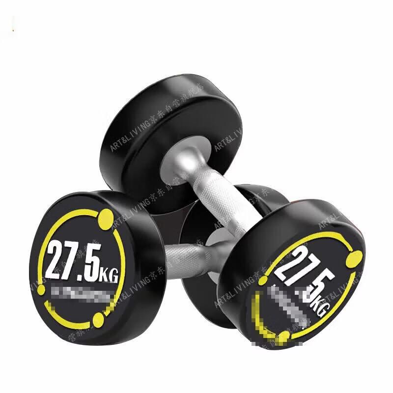 ART&LIVING Fixed Weight Rubber-Coated Steel Dumbbell