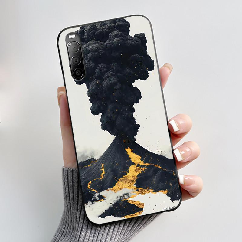 Black Case For Sony Xperia 10 II Luxury Fashion Anti-scratch Shell For Sony Xperia 10 III/Xperia 10 III Lite Cool Dragon King