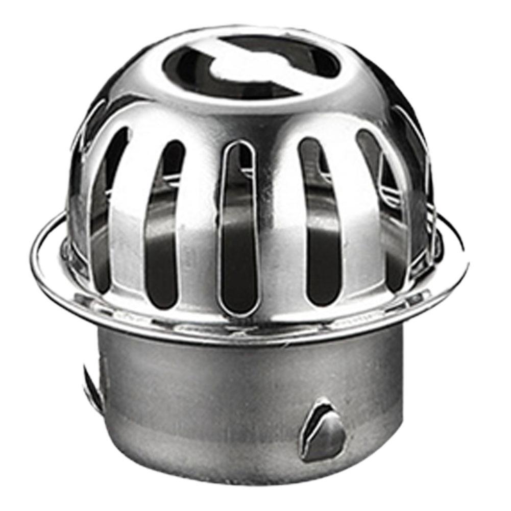 Balcony Roof Floor Drain Stainless Steel Round Large Displacement Anti-Clog Filter Screen Cover Outdoor Floor Drain Gutter Sewer