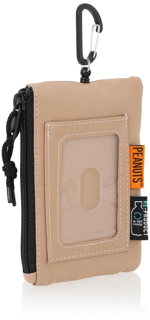 Проездной билет на пригородный транспортный билет, аксессуар, экологически чистый для средней школы, младшей средней школы, начальной школы, бежевый [Snoopy] чехол, пропуск, сумка, чехол,