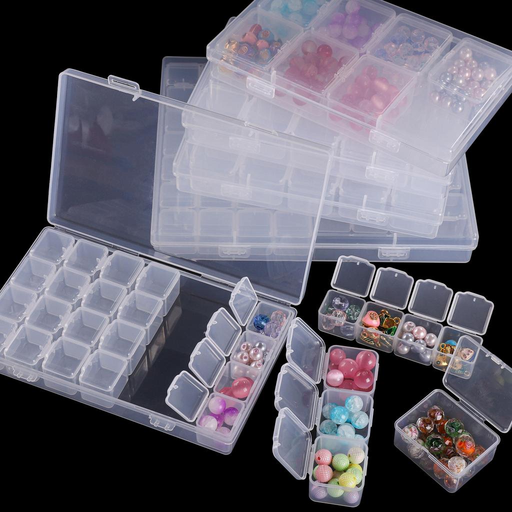 PP Material Multifunctional Portable Storage Box For DIY Bracelets Necklaces Jewelry Arrange Storage
