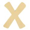 Wooden Letter X FSC Mix Credit, 6cm