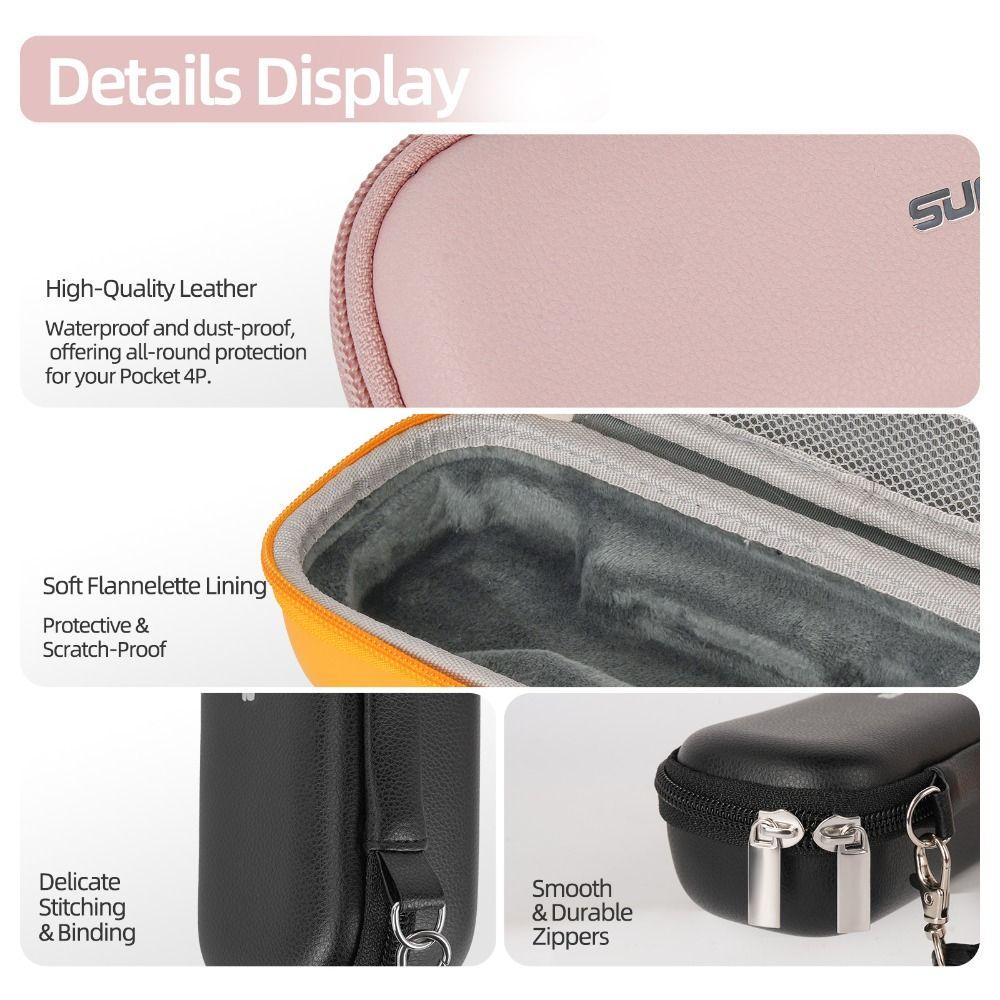 Protective Carrying Case Portable Handbag for DJI Osmo Pocket 4P Gimbal Camera Accessories