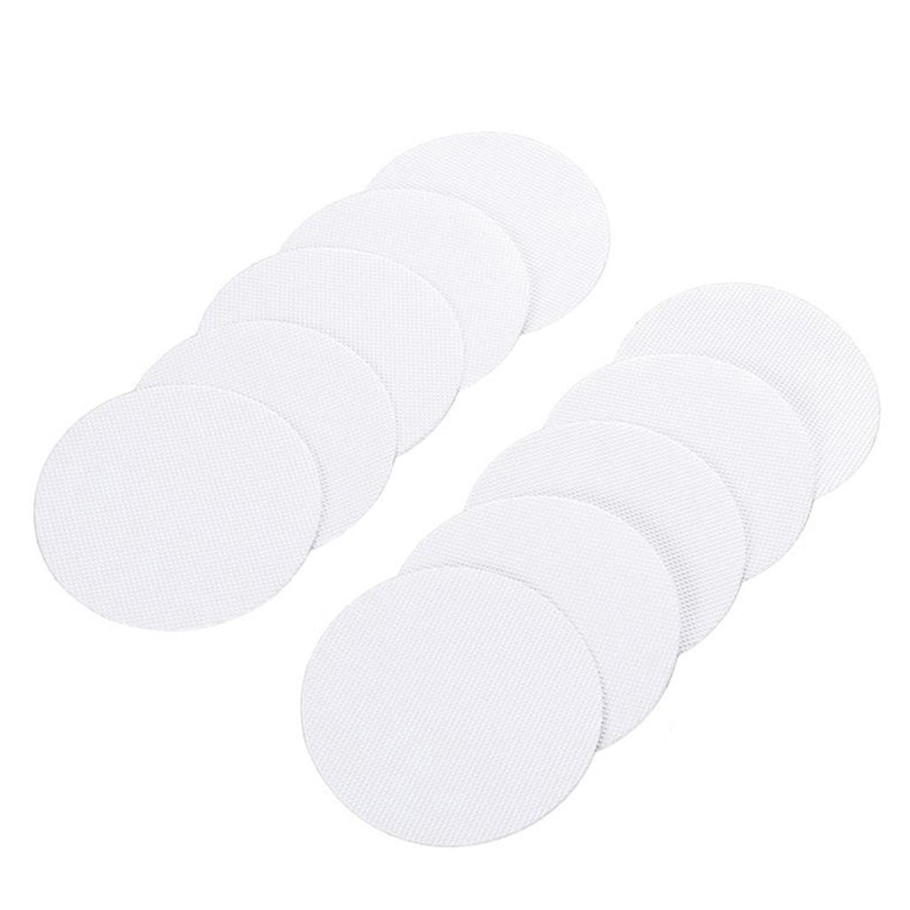 10Pcs Non-Slip Bathtub Stickers Anti Slip Shower Strips Treads Safety Bathroom Tubs Showers Treads Adhesive Non-Slip Traction Decals