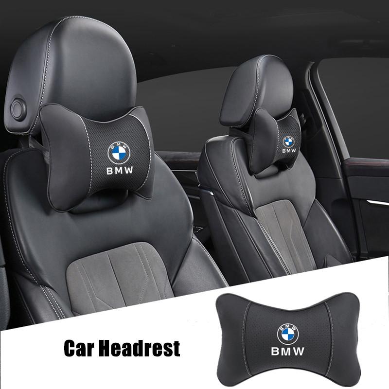 1Pcs Car Seat Headrest Auto Logo Neck Pillow For BMW X1 X2 X3 X5 X4 X6 X7 G32 G11 G12 E70 E91 F40 F34 F30 F20 F10 E87 G30 G20