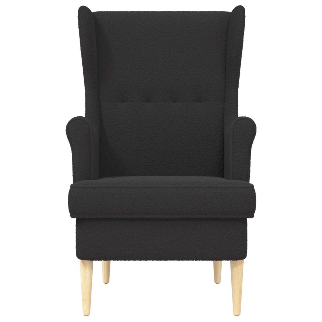 Armchair Black Boucle