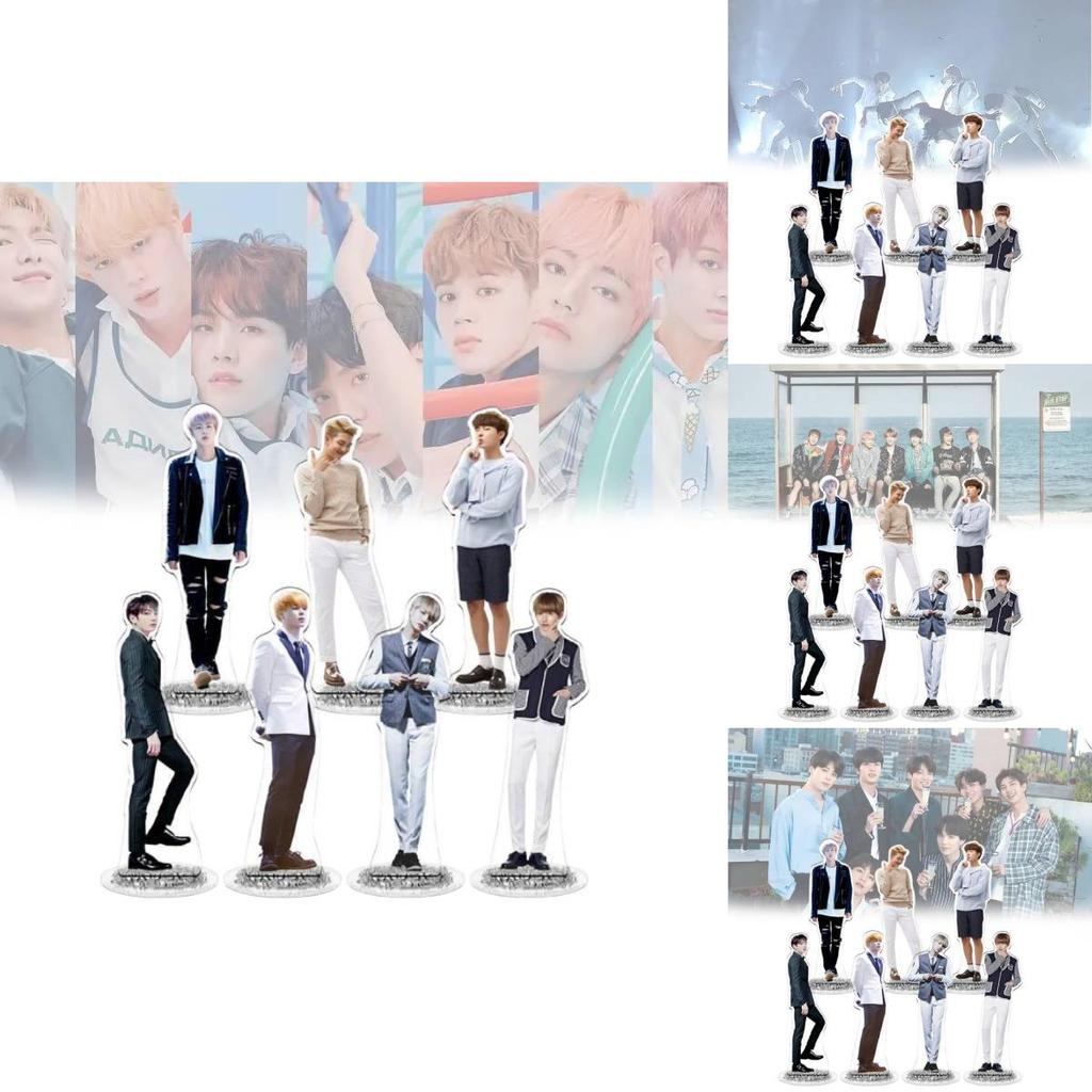 Акриловая фигурка стенд Kpop звезда Bts Bangtan Boys премиум качества двусторонняя домашний декор для стола