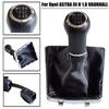 Белый/черный кожаный чехол для багажника OPEL ASTRA III H 1,6 VAUXHALL 2004 2005 2006-2010, ручка переключения передач