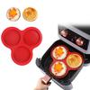 Silicone Cake Mold for Air Fryer 3 Cup Jumbo Round Muffin Top Pans BPA-Free Omelette Baking Mold for Egg Cakes Muffins Tarts Pancakes