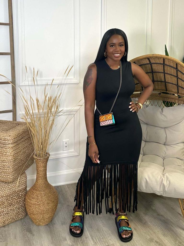 Новое популярнейшее платье с кисточками для европейских и американских женщин