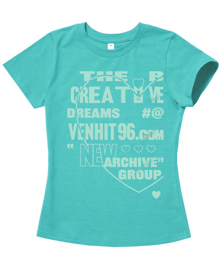 VENHIT Футболка с коротким рукавом Heart Dream Slim Fit