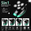 5 In 1 Rechargeable Electric Shaver, Shaving Hair Cutting Nose Hair, Ear Hair Trimmer, Men's Facial Cleaning Brush