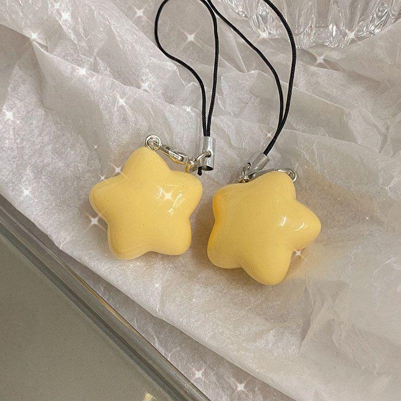 Телефонный шнурок, ремешок для телефона в виде звезды, подвеска для телефона, брелок для ключей, цепочка для мобильного телефона в виде звезды, ювелирные изделия для девочек