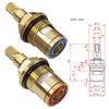1 Pair New Replacement Tap Cartridge Valve Ceramic Disc Gland Quarter Turn 1/2