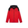 Puma Футбольная повседневная куртка с капюшоном Ac Milan с цветным логотипом, повседневная мужская куртка с капюшоном, красная, черная 772303-01