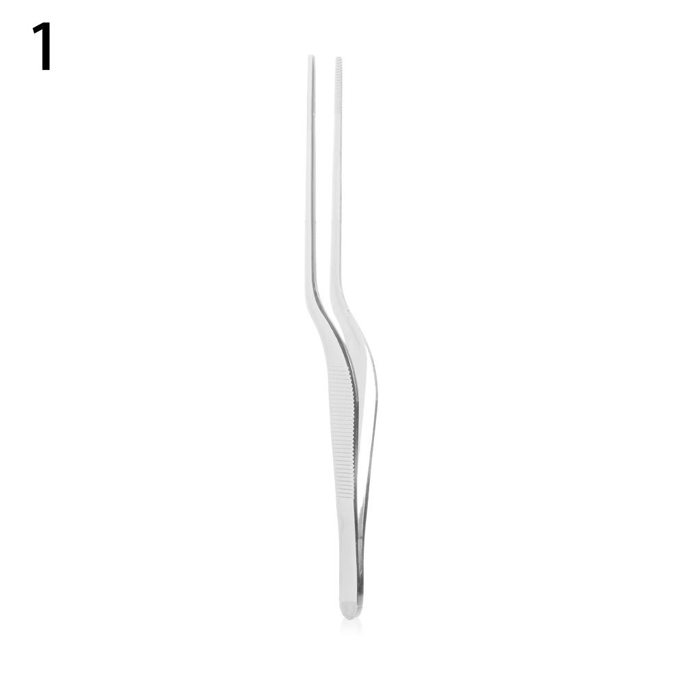 1PC 14-20cm Stainless Steel Tweezer Extra-Long BBQ Clip Barbecue Tongs Serving Presentation Seafood Tool Kitchen Chef Supplies