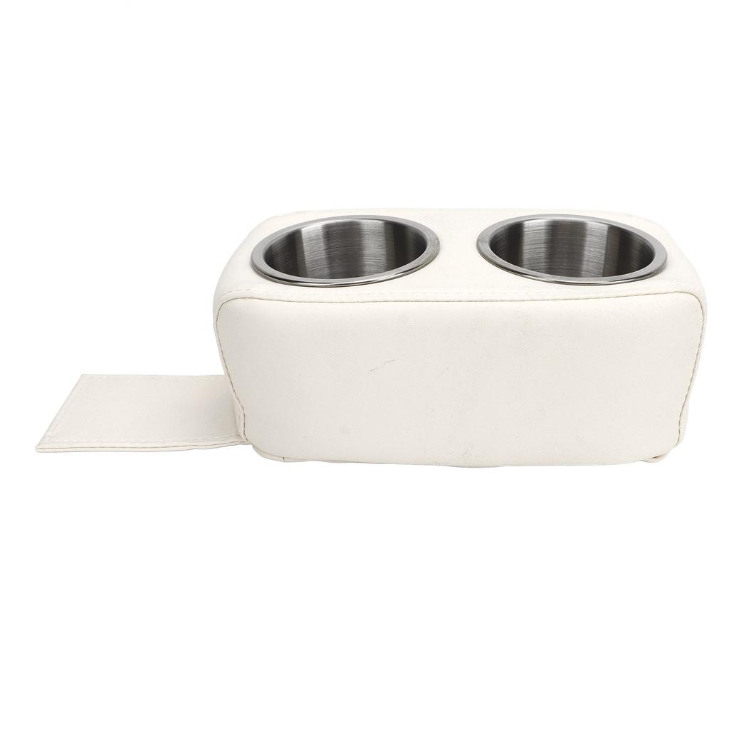 Pontoon Cup Holder With Double Stainless Steel Cup Holder Portable Drink Bottle Holder for RV Yachet Boat Car