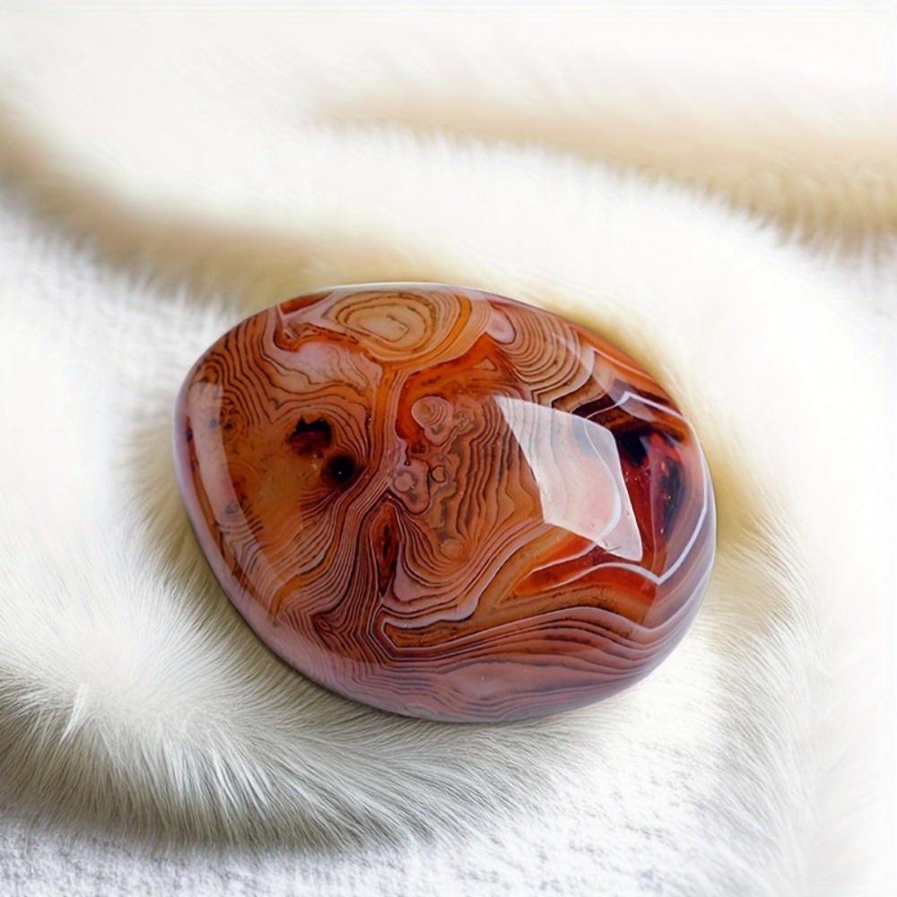 Natural Irregular Polished Palm Stone Smooth Agate Stone for Gift Sardonyx Tumbled Crystal Healing Stone