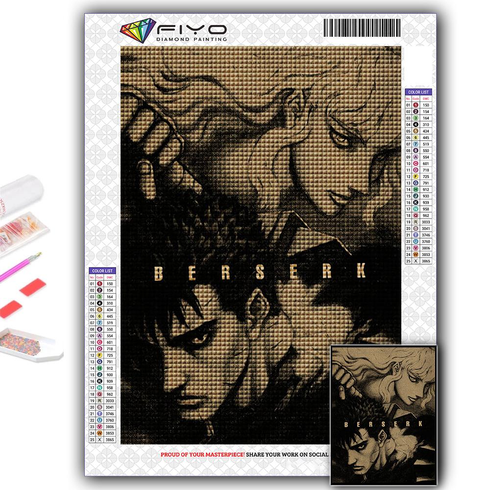 Алмазная картина Аниме Берсерк Алмазная мозаика Ремесло Алмазная вышивка Картина