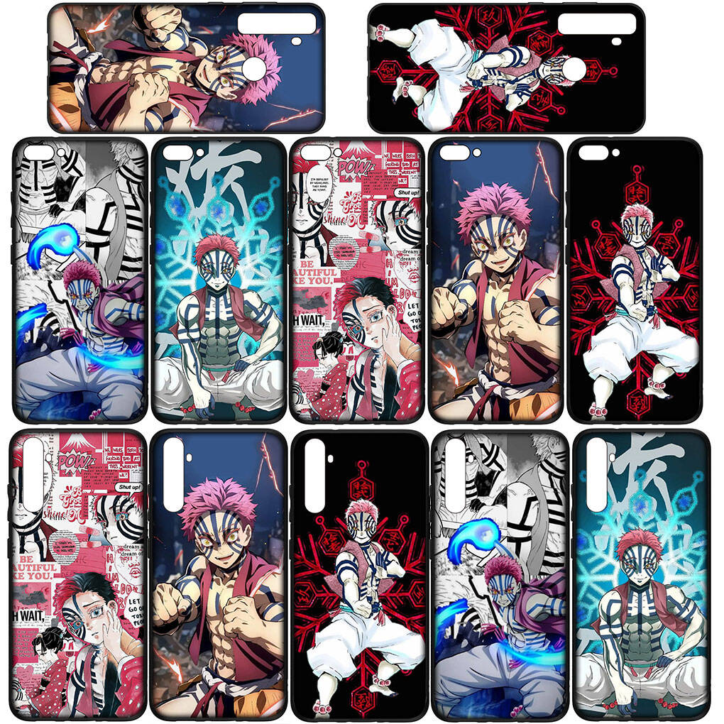 Чехол для iPhone 17 16 15 Xiaomi Poco Redmi Note 14 13 12 Pro Max 9 16e Samsung Galaxy S25 S24 S23 OPPO Huawei Мультяшный Клинок, рассекающий демонов Аказа Чехол для телефона