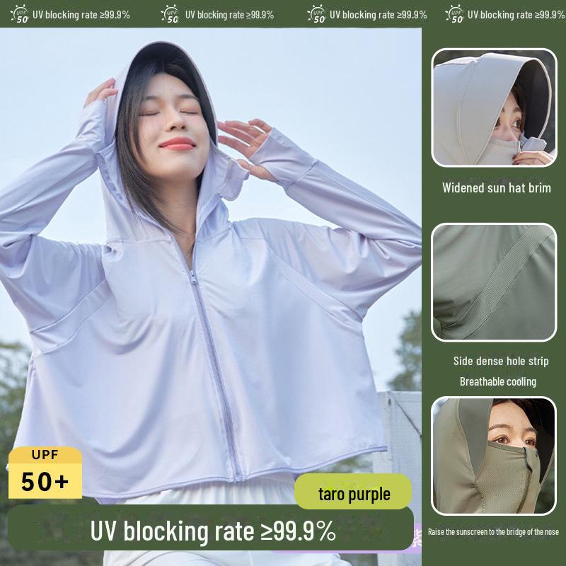 Women's UPF 50+ Sun Protection Jacket - Lightweight, Cool, Hooded for Summer Outdoors 2024.