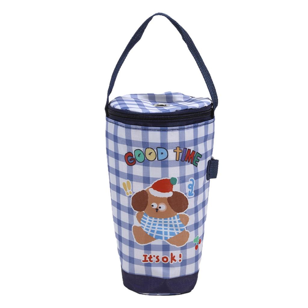Portable Milk Tea Tote Bag Heat Preservation Bag Carrying Insulated Cup Cover Umbrella Pouch Handbag Camping Drinkware Accessories