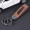 Silmply Leather Key Ring For BMW M Emblem E46 E36 E34 F10 E90 F30 E60 F30 E53 E30 E92 E87 Car Keychain Auto Interior Accessories cwzn80