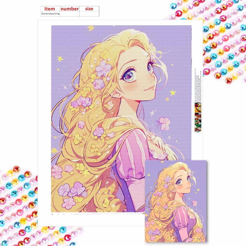 DIY Diamond Painting Princess Sleeping Beauty Cross Stitch Kit Mosaic Art Diamond Painting Full Circle Diamond Home Decoration