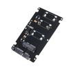 mSATA To SATA Enclosure mSATA To 2.5 SATA Adapter SSD Hard Drive Converter To SATA 3.0 Card with Case (Not Inclube Hard