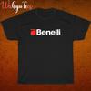 Новый логотип дробовика Benelli Черный/Серый/Темно-синий/Белый Размер S-5XL Унисекс футболка