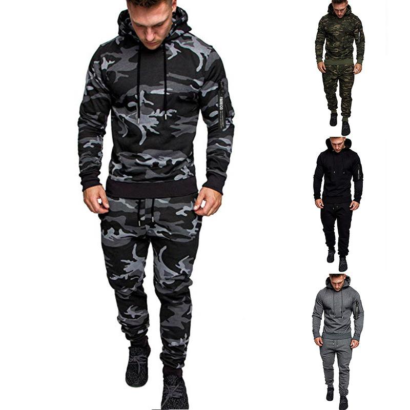 Мужской спортивный костюм, спортивные толстовки, штаны, комплект из двух предметов, спортивный костюм для активного отдыха, повседневный костюм для бега, толстовки