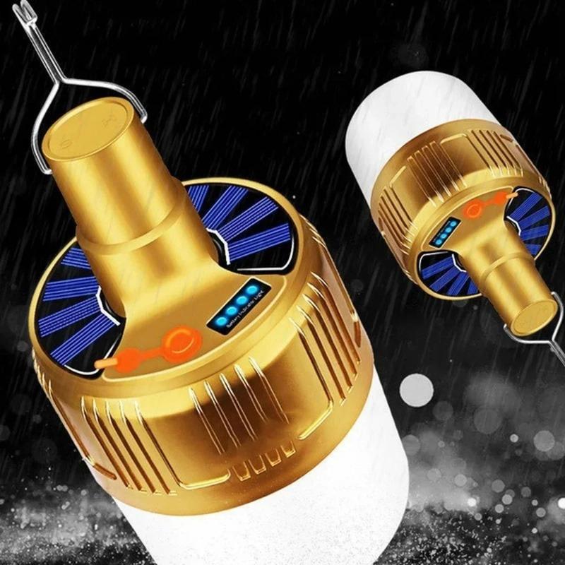 Модная солнечная лампа для освещения аварийных наружных фонарей, светодиодные фонари для палаток, зарядная лампа для походов на открытом воздухе, аварийное отключение