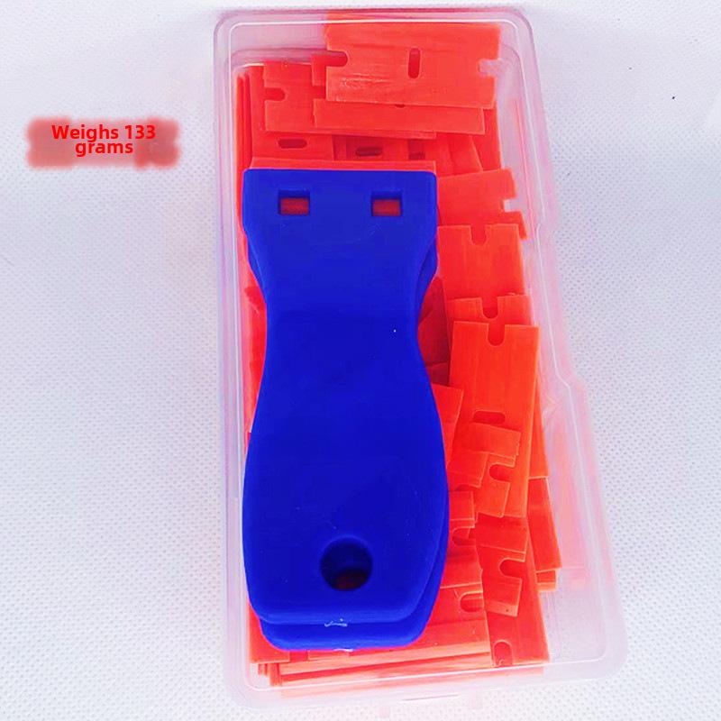 Пластиковый шпатель для удаления автомобильной пленки и клея - скребок для уборки дома