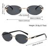 Street Style Punk Shades Cut-Edge Y2K Eyewear Fashion Hip-Hop Sun Glasses  for Women