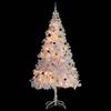 VidaXL Pre-lit Artificial Christmas Tree with Balls, Christmas Tree with LEDs, Holiday Decoration, Party Ornament 321504