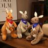Doll Home Decor Mom Baby Kids Parent-Child Toys Stuffed Toy Stuffed Animal Doll Kangaroo Plush Toy