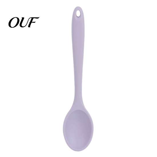 Heat Resistant Kitchen Utensils Silicone Serving Spoon, Non-stick Utensil, Dishwasher Safe Cooking Tools Ergonomic Anti-slip Handle Kitchenware