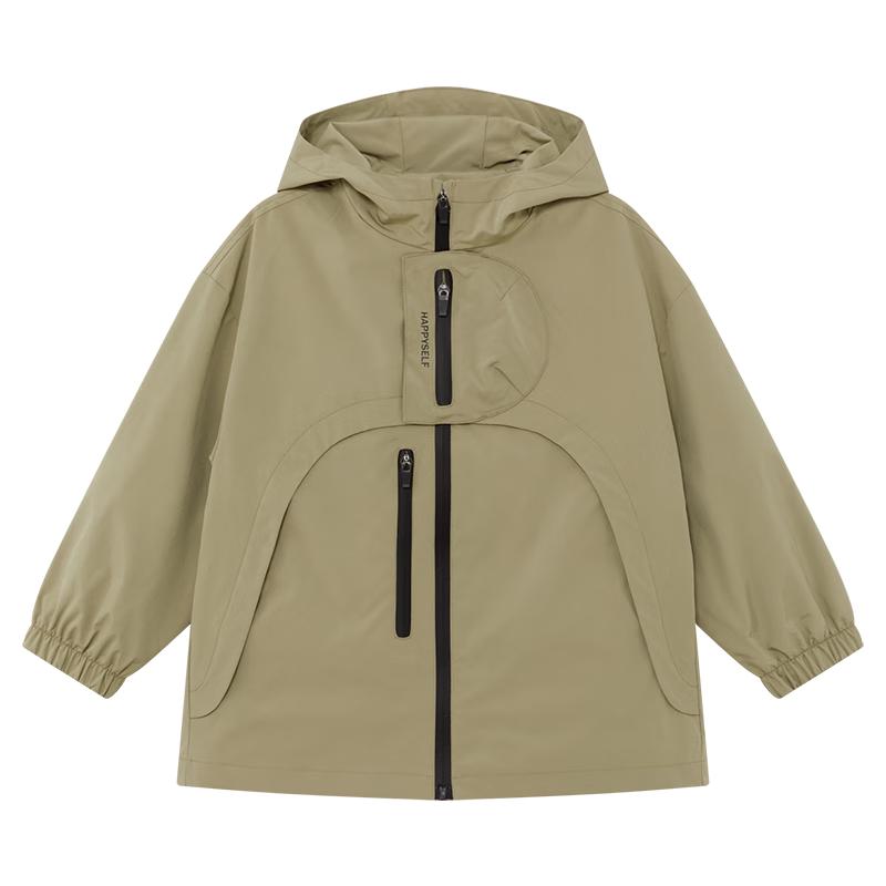 Zuoxi Boys' 2025 Outdoor Waterproof Softshell Jacket