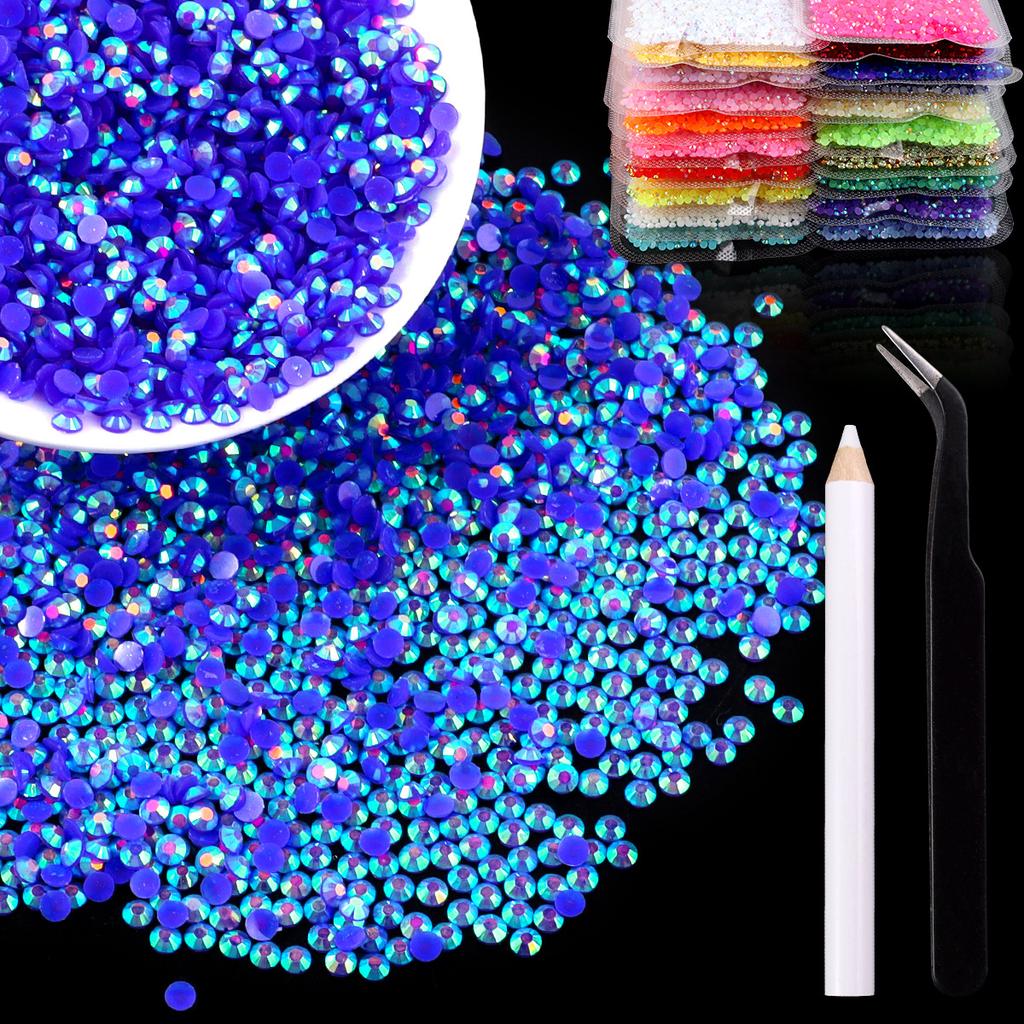 2Mm3Mm4Mm Flat Bottom Resin Drill Diy Handmade Mobile Phone Case Beauty Sticker Drill