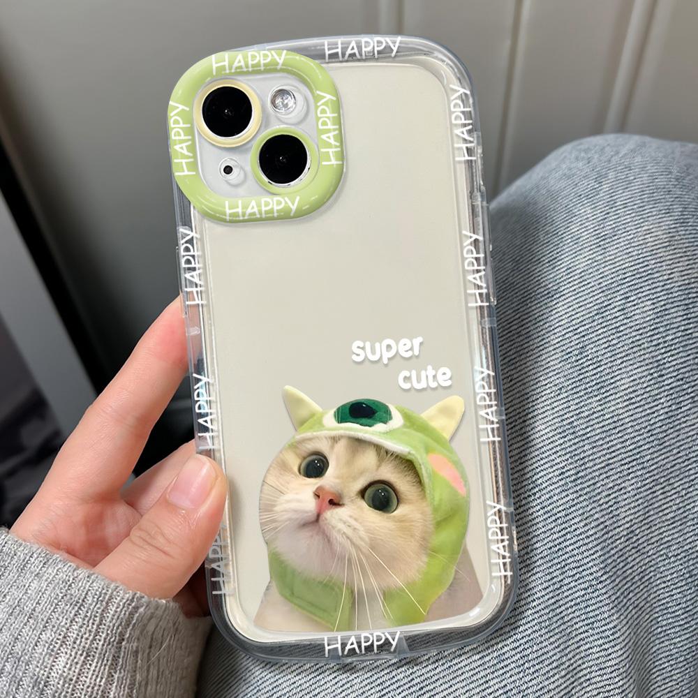 Mobile Phone Cases for iPhone 11 13 XR 15 Pro Max 12 14 Pro Max Case iPhone 16 7 Plus 8 Plus XS Max Cartoon Pattern Anti-drop Protection Shockproof