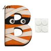 Halloween Party Table Decor Wooden BOO Decoration for Tiered Trays, Creative Tabletop Solid Wood Centerpieces Boo Sign